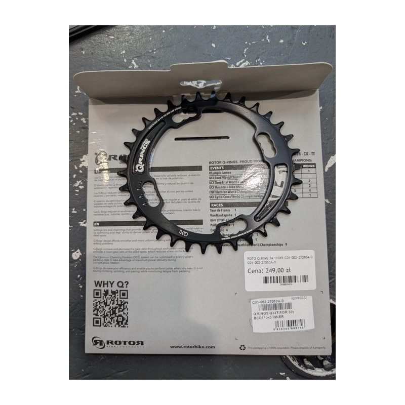 Zębatki nowe Rotor Oval bcd 110×5 34t, 36t i 38t