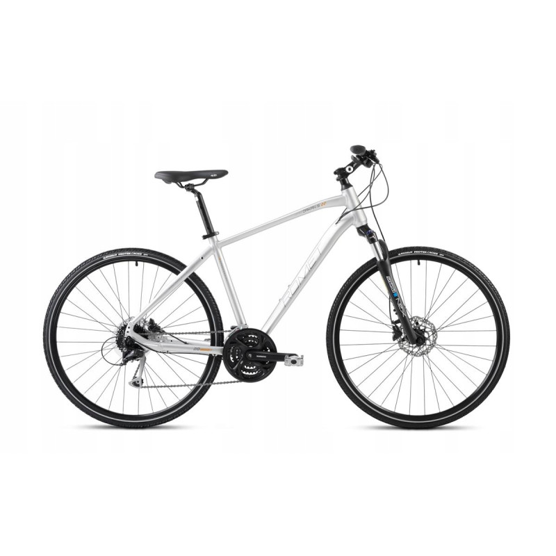 Rower crossowy Romet Orkan 5M rama 19 cali koło 28 " srebrny 2024