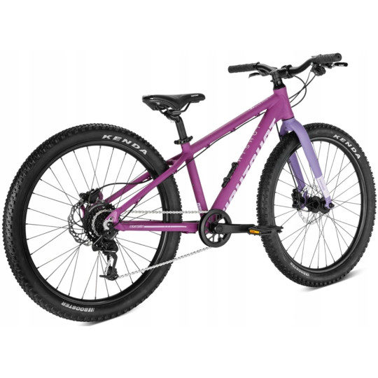 Rower dziecięcy Eightshot X-COADY 24 SL Disk / 8 Flat violet