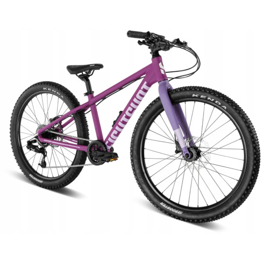 Rower dziecięcy Eightshot X-COADY 24 SL Disk / 8 Flat violet