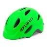 Kask dziecięcy juniorski GIRO SCAMP matte green lime lines 2019