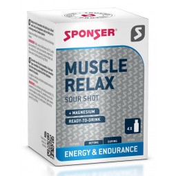 Suplement na skurcze mięśni SPONSER MUSCLE RELAX w butelkach (pudełko 4 szt x 30ml)