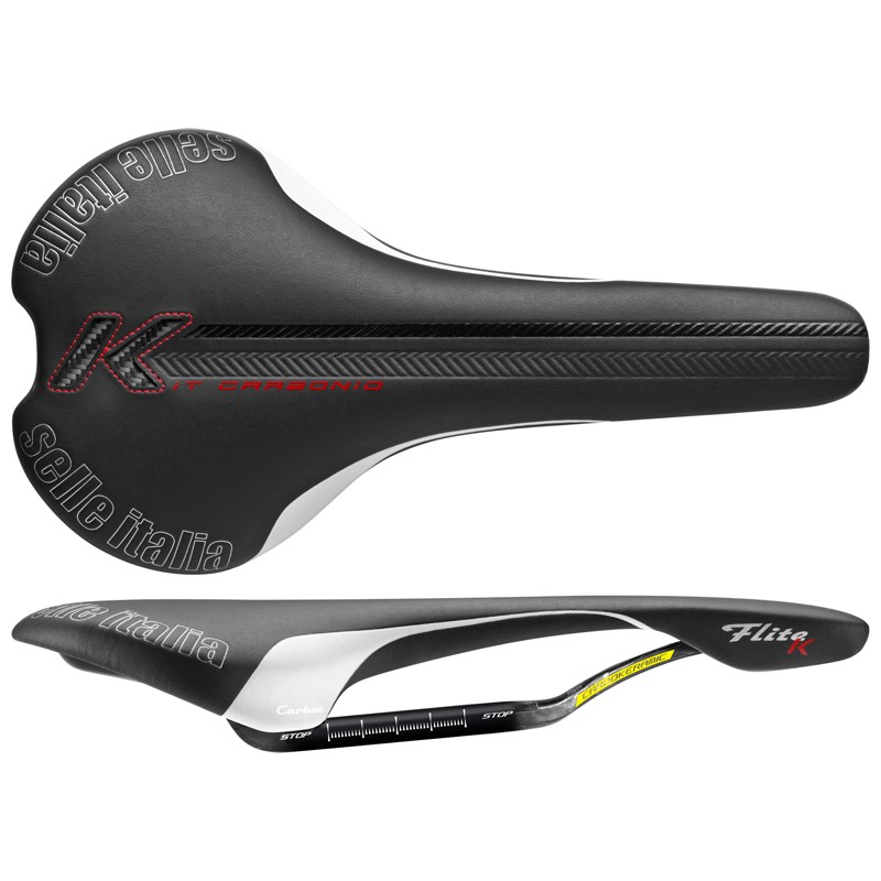 Siodło SELLE ITALIA FLITE KIT CARBONIO L (id match - L1) carbon/keramic 7x9 fibra-tek 180g