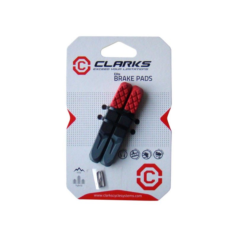 Wkładki hamulcowe CLARK'S CPS501 MTB (V-brake, Warunki Suche i Mokre) 70mm