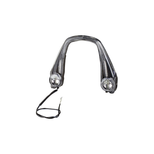 Oświetlenie TREK Bontrager Satellite Forklight Dynamo With Rear Light Connection