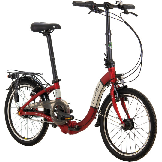DAHON CIAO i7 czerwony satynowy rower składany